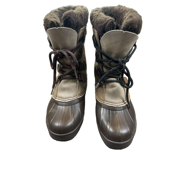 Sorel Alpine Winter Snow Boots Womens Size 5 Waterproof Felt Liner Brown Shoes - Picture 1 of 16